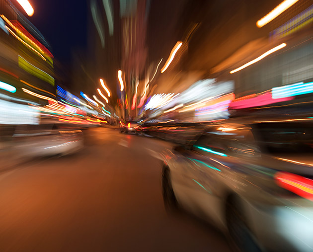 Blurred photo of cars driving on road. MCP's law enforcement solutions help agencies meet the needs of the communities they serve.